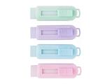 Gomma con custodia a scorrimento pastel 12 pz. 