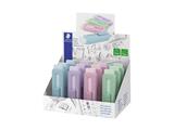 Gomma con custodia a scorrimento pastel 12 pz. 