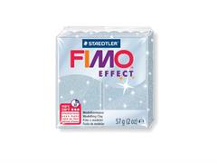 Panetto Fimo Effect 57gr. - Argento glitterato