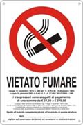 Cartello in PVC 'Vietato fumare'