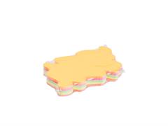 Segnaprezzi fluo nuvoletta 9x6 50 pz.