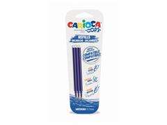 Refill penna cancellabile Oops Carioca blu