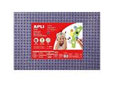 Gomma Eva 40x60 3 fogli Losanghe - Blu/Argento
