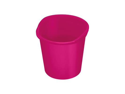 Cestino gettacarte 13lt. Helit rosa
