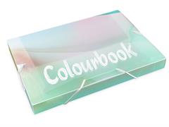 Cartella PPL 25x35 cm. con elastici Dorso 3 Iridescent