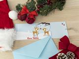 Busta e biglietto Natale a scorrimento