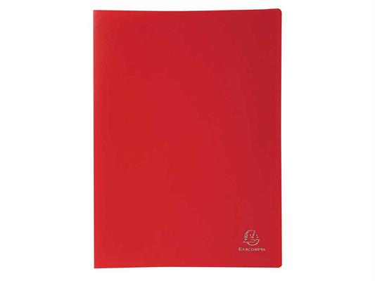 Portalistino A4 ppl 60 fogli rosso