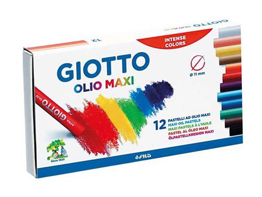 Pastelli Giotto olio maxi 12pz.