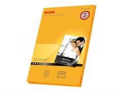 Carta fotografica A4 180gr. 20 fogli Kodak