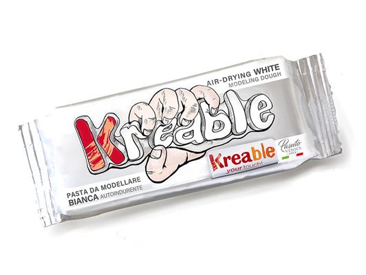 Pasta modellabile Kreable 500gr - Bianco