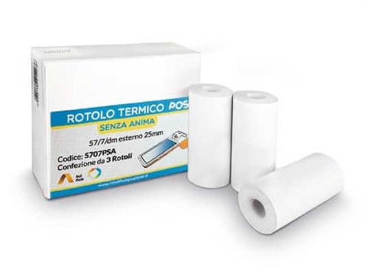 Rotolo termico 57/07 Pos senza anima