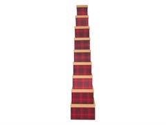 Set scatole quadrate tartan square 9pz.