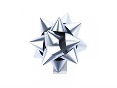Coccarde metal 19 mm. 100 pz. - Argento