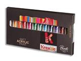 Scatola da 12 tb 12ml acrilico opaco Kreable