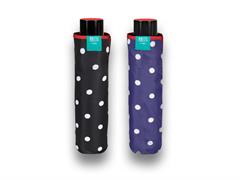 Ombrello donna mini manuale con pois