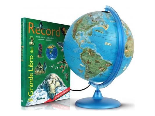 Globo dei record 25cm. + libro