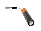 Espositore torcia in alluminio nero led slim 12pz.