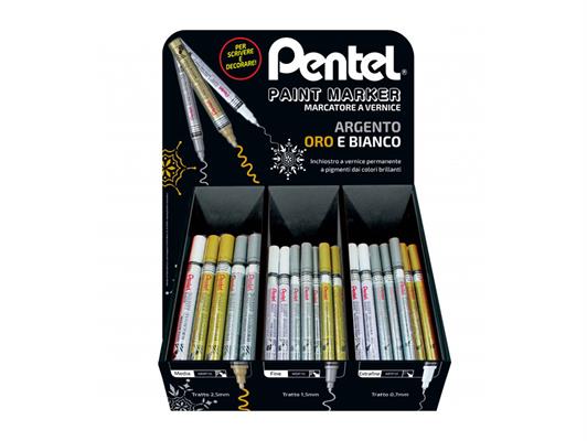 Paint Market oro argento bianco 72pz