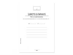 Libretto di impianto A4 per climatizzazione