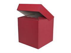 Scatola Kraft un pezzo 20x20x20H - Rosso