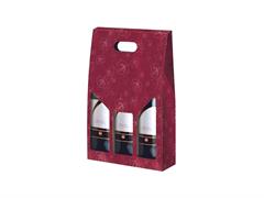 Scatola vino rubino 3 bottiglie - Rosso