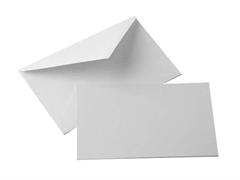 Busta + biglietto 9x14 10pz. - Bianco