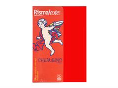 Carta A4 Cherubino 250gr. 25 fogli - Rosso lucido