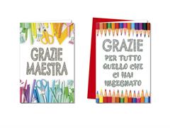 Biglietto grazie insegnante