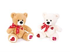 Orsetto con fiocco e ricami H.30