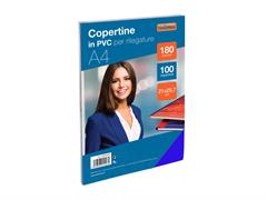 Acetato PVC A4 trasparente 180MY 100pz. - Blu