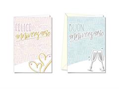 Biglietto anniversario nozze