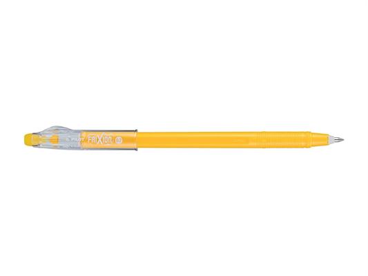 Penna sfera Pilot Frixion ball sticks Kleer 0,7 12pz - Giallo