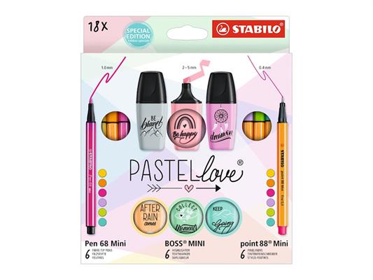 Set Stabilo pastel love 12pz. assortiti