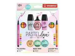 Set Stabilo pastel love 12pz. assortiti