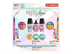 Set Stabilo pastel love 35pz. assortiti