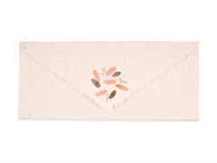 Busta Kozo 11x22 Din lang 10pz - Flowers salmone