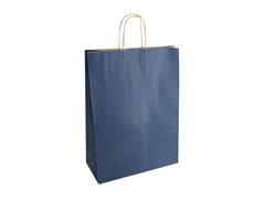 Shopper 23x10x32 sealing 25pz. - Blu