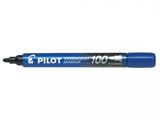 Permanent Marker 100 Punta tonda fine - Blu 