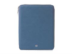 Portablocco con zip Dox - Azzurro