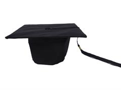 Cappello Laurea 24x24 - Nero