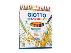 Pastelli Giotto Stilnovo maxi 18pz.