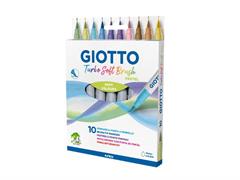 Pennarelli Turbo soft brush pastel 10pz.