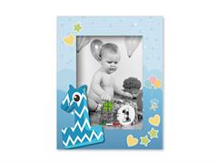 Cornice bianca 1 anno bimbo 13x18