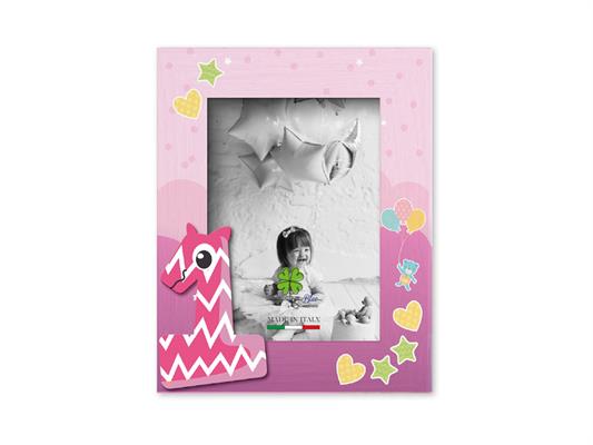 Cornice bianca 1 anno bimba 13x18