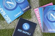 Maxi spiralato SSC Napoli 80 fogli - 5mm