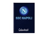 Quaderno A5 spiralato SSC Napoli 80 fogli - 5mm