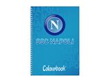 Quaderno A5 spiralato SSC Napoli 80 fogli - 5mm