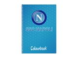 Quaderno A5 spiralato SSC Napoli 80 fogli - 5mm