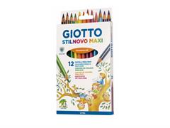 Pastelli triangolari Giotto Stilnovo Maxi 12pz.