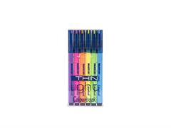 Evidenziatore Iris Thin Light Fluo 6pz. in espositore 24pz.